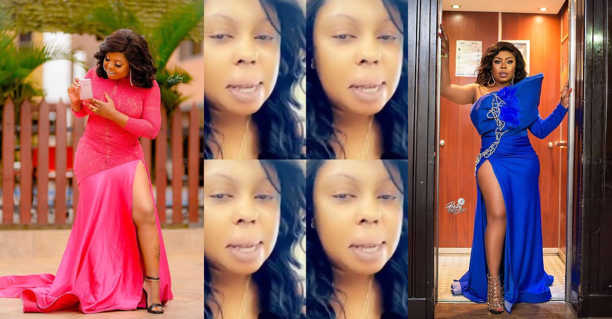 Hot video! Afia Schwarzenegger cries after seriously being chopped by the sugar daddy
