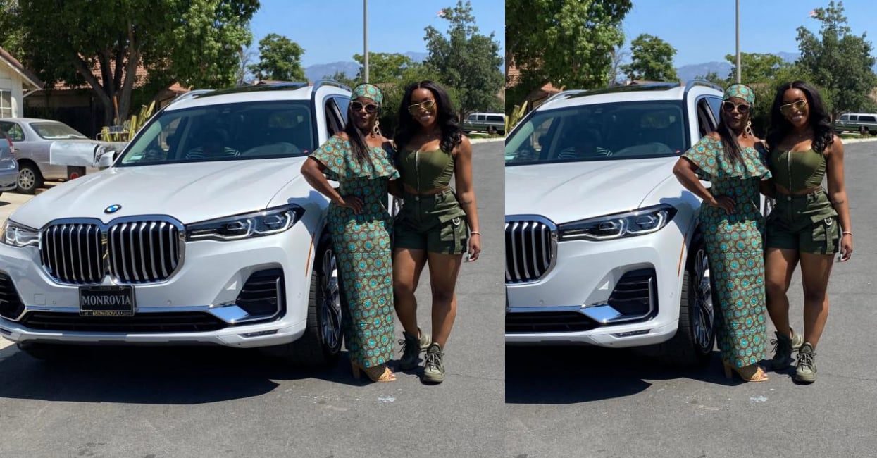 Young Lady Buys Her Mum A Brand New BMW X7 Worth GHC 500,000 For Her 59th Birthday