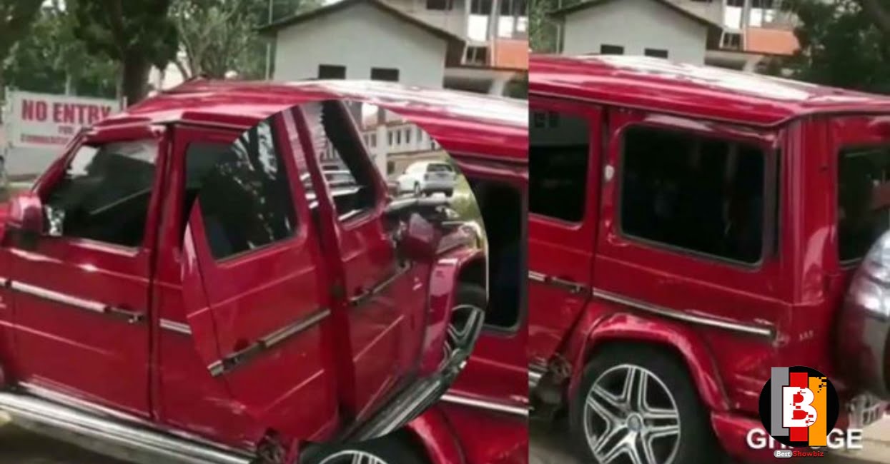 university student crashes G-Wagon he rented to impress a girl on campus