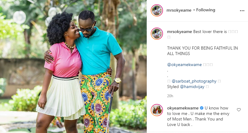 Annica Celebrates Okyeame Kwame For His Faithfulness Over The Years