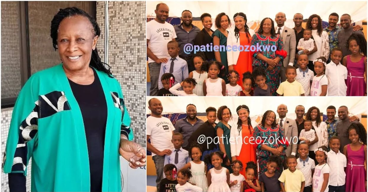 Patience Ozokwor shares lovely photos with all her children and grandkids