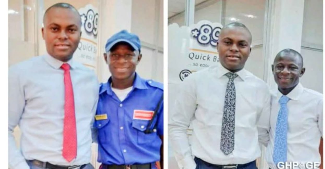 Story of how a man moved from being a security man to senior staff of a bank