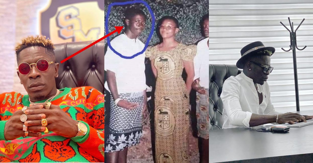 SHS photos of Shatta Wale wearing a skirt on homos night causes stir on the internet