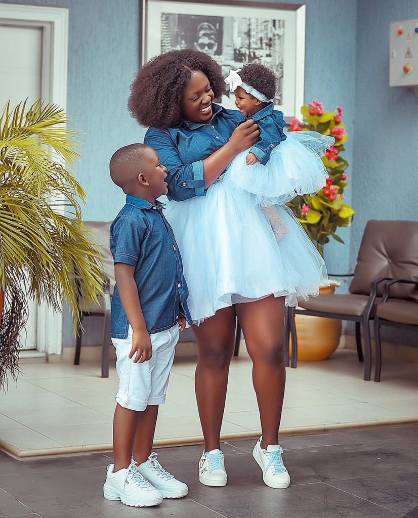 Tracey Boakye breaks the internet with pictures of her kids (photos)