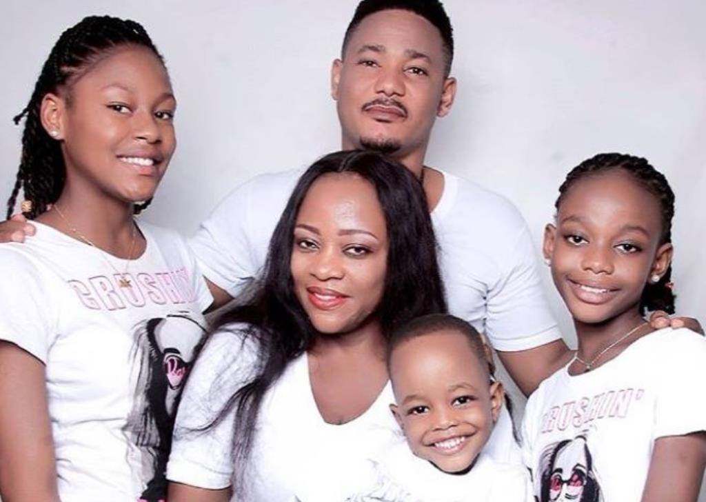 Ghanaian Actor Frank Artus flaunts his beautiful family online (photo)
