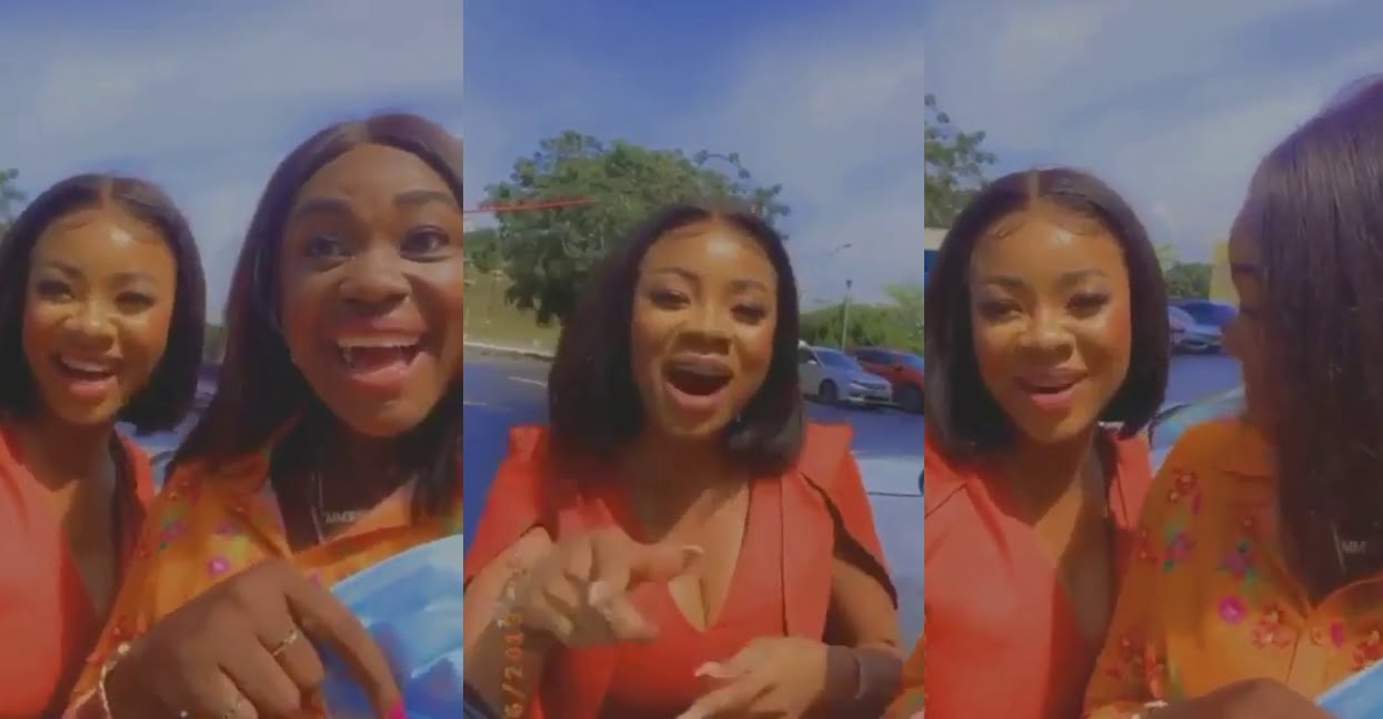 Serwaa Amihere surprises Emelia Brobbey as she sings "Fa me Ko" word for word (video)
