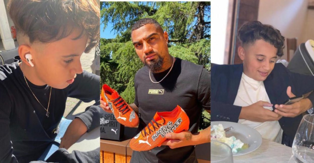 Kelvin Prince Boateng shares All Grown up photos of his son (photos)