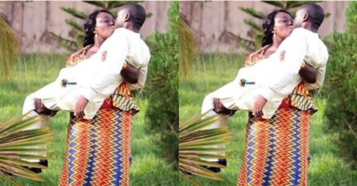 Hilarious photos of a Bride carrying Groom in her arms like a baby surfaces