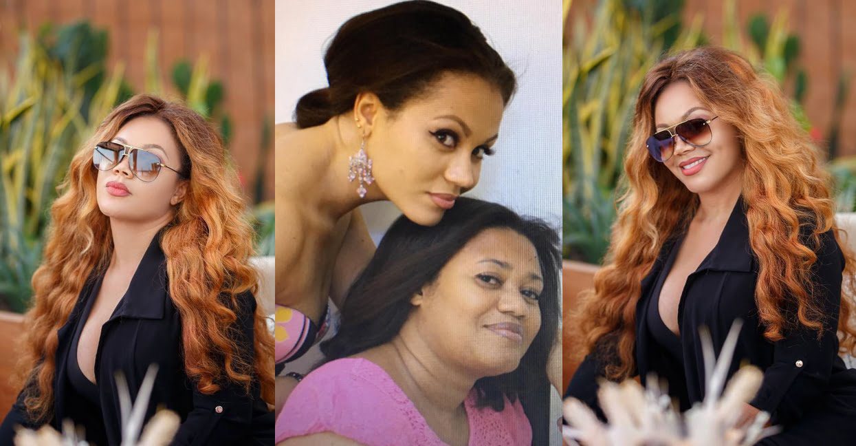 "My beautiful Baby Inside out"- Nadia Buari earn praises from her mom