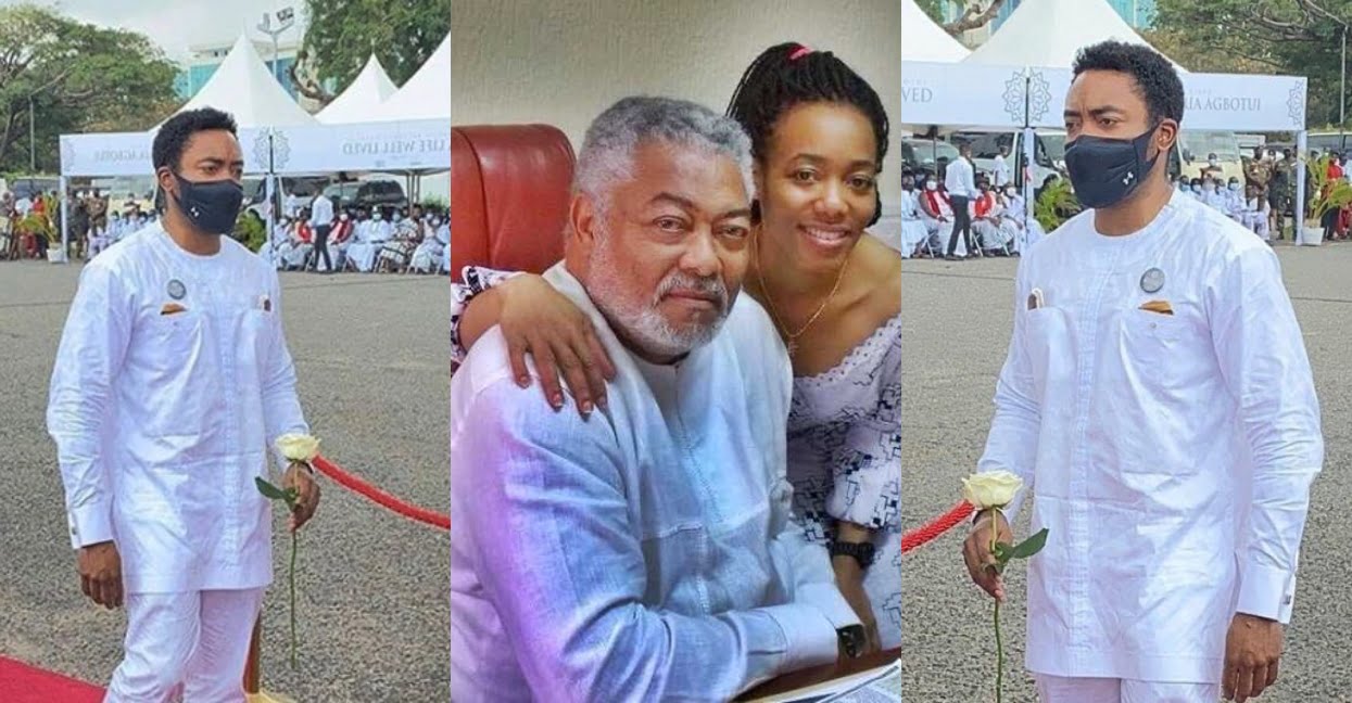 Rawlings's handsome son, Kimathi, gets heads turning at his granny's funeral.