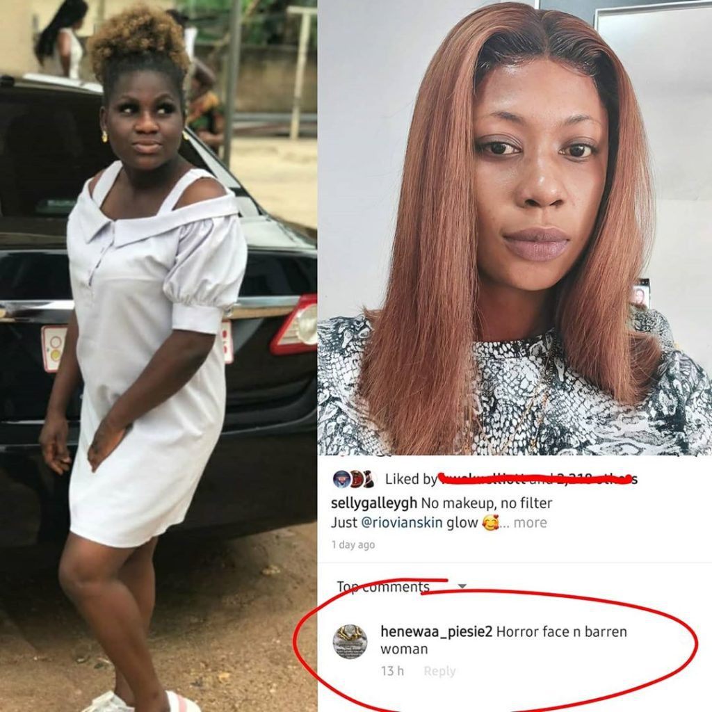 lady insults Selly Galley