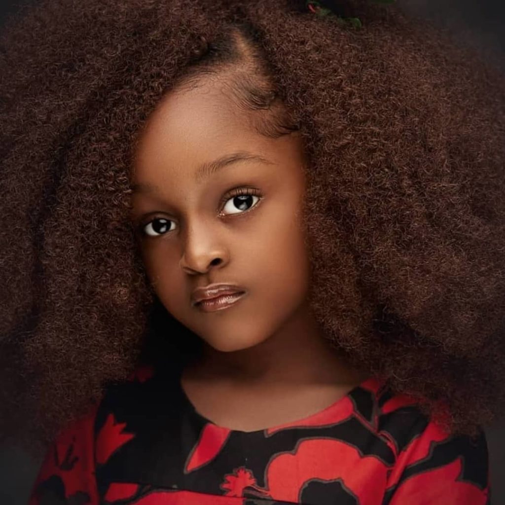 Recent photos of the world's most beautiful child, two years after she was declared.