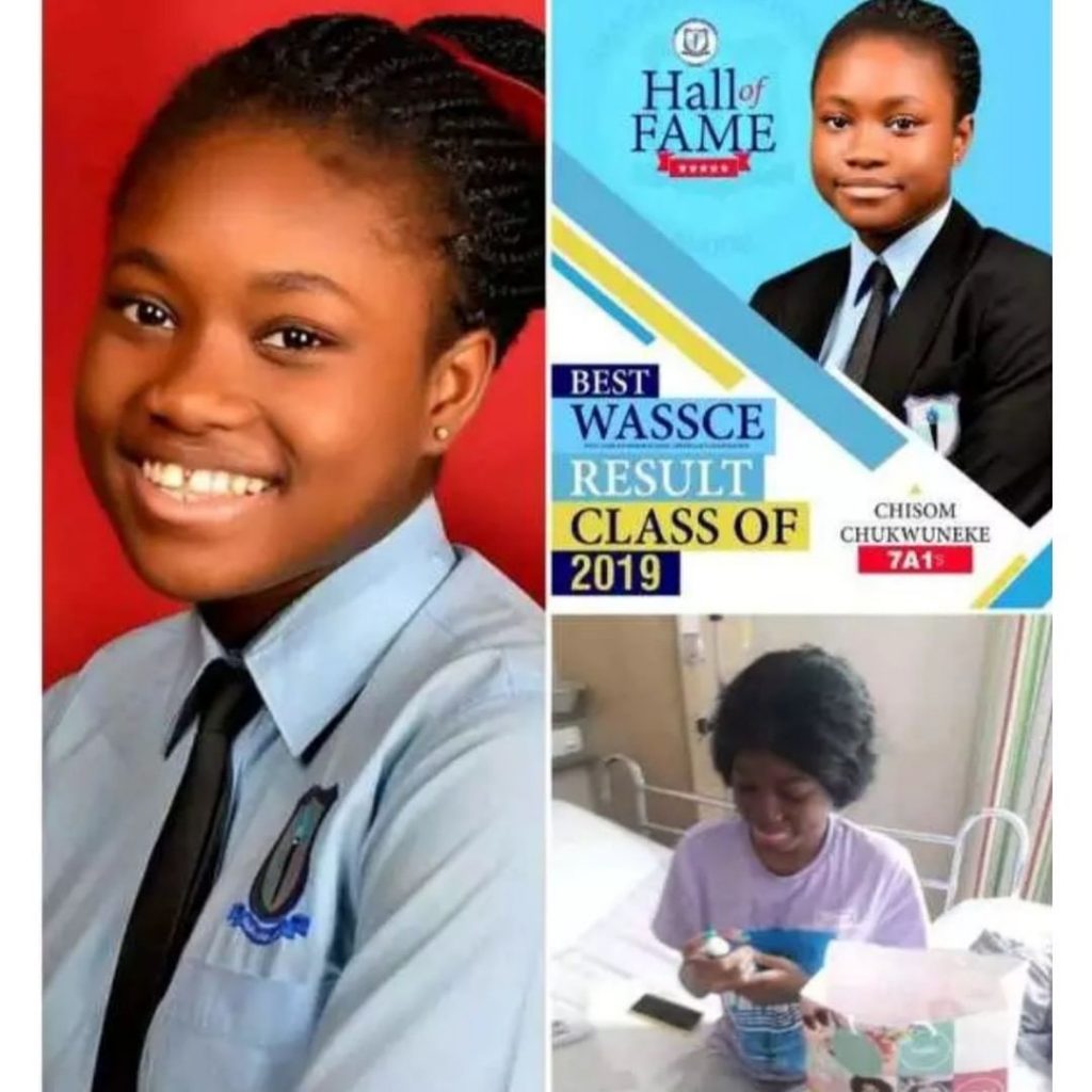 Tears flow as a beautiful 17-year-old Girl who scored 7As in WASSCE dies