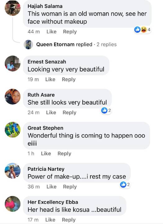 Power of Makeups! Fans shocked as 'Sakora' pictures of Emelia Brobbey surfaces online (photos)