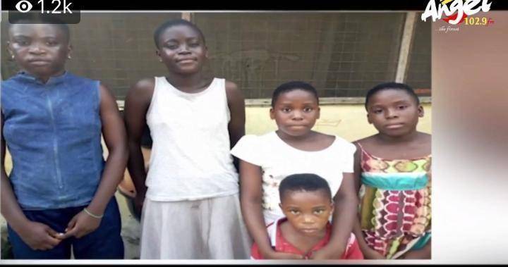 The 4 kids who were burnt alive when their mother went for all Night service buried today (photos)