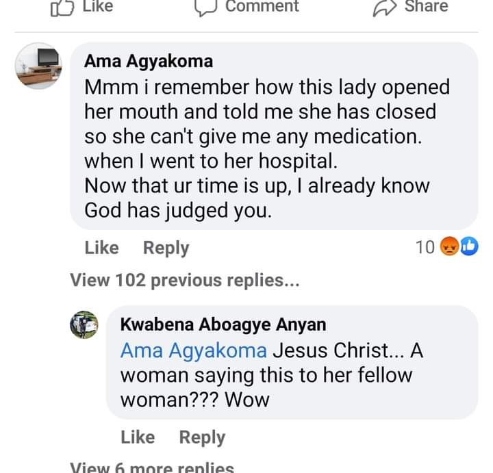 “God Has Judged You For Refusing Me Medication” – Netizen Mocks The Nurse who died on her way to work