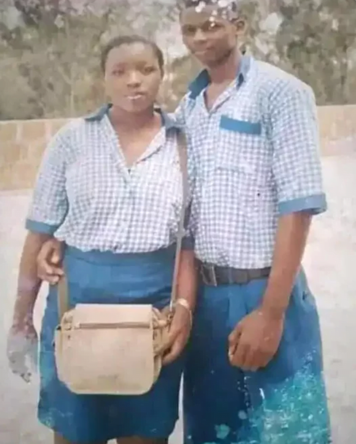 Couple Who Met In Secondary School Stuns Social Media As They Finally Wed