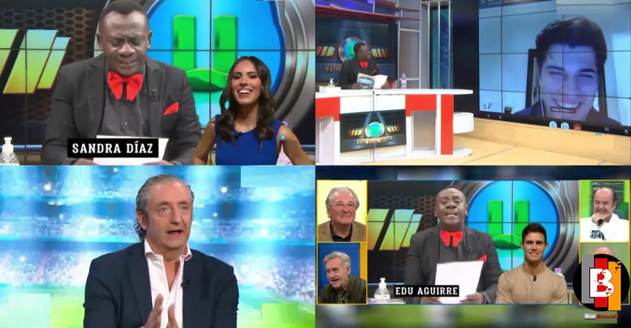 Akrobeto Appears On Popular Sports Show In Spain; Grants Live Funny Interview