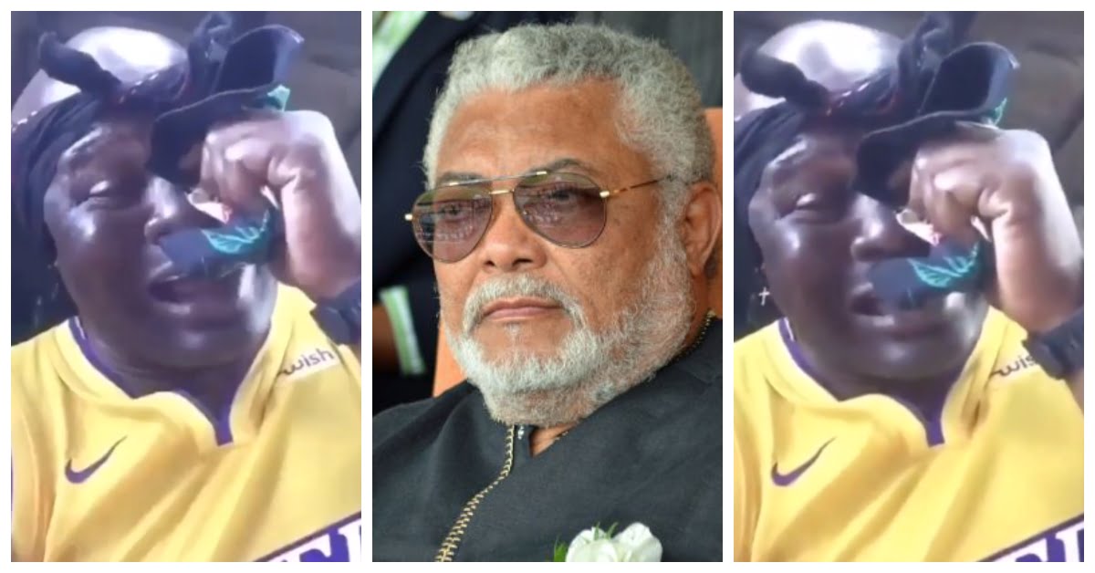 Watch Video as Bukom Banku uncontrollably weeps as he mourns the late J.J Rawlings