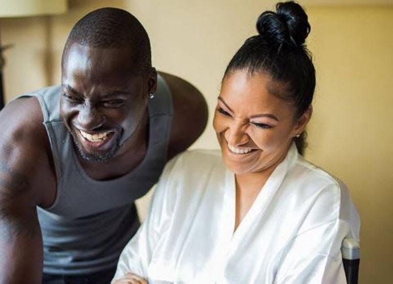 Chris Attoh and late wife