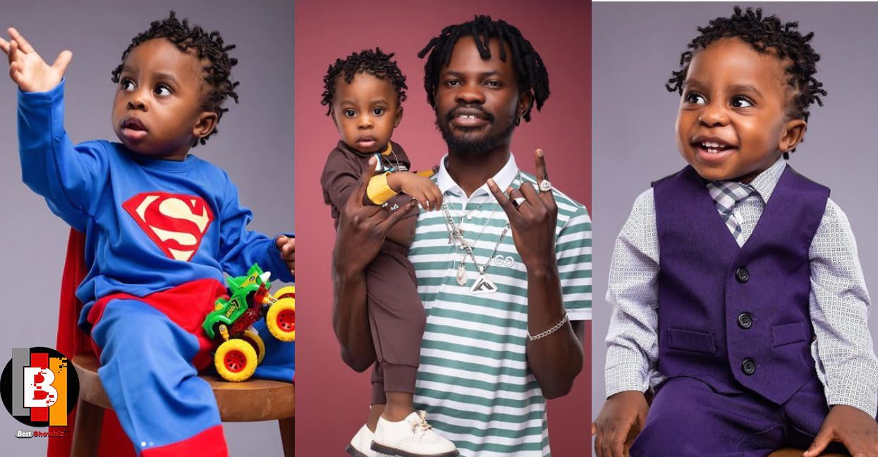 Fameye’s Baby Boy Dazzles In New Photos As He Celebrates His First Birthday