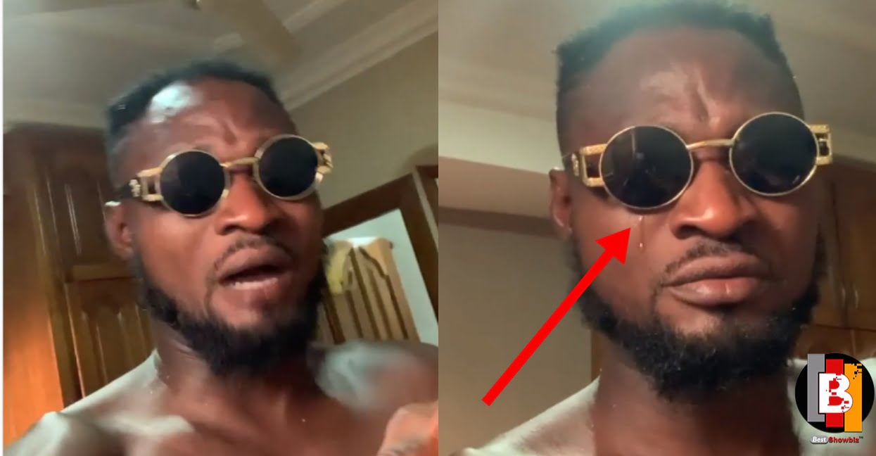 Celebrities react as Funny Face cries and drop a suicidal note (video)