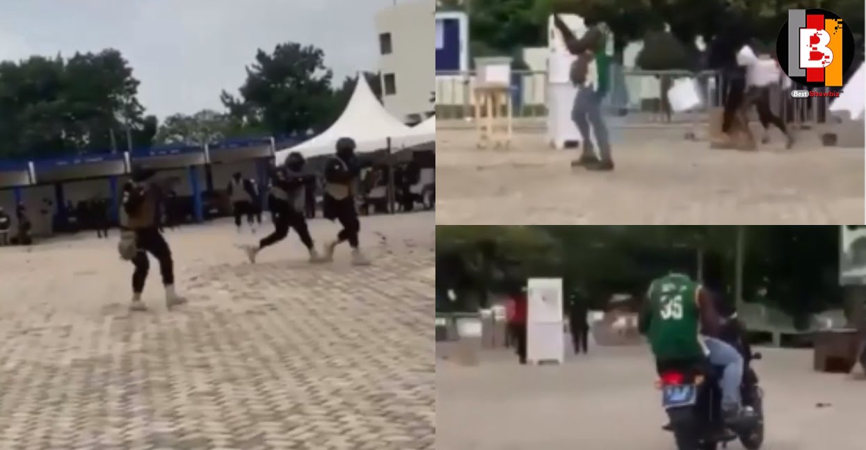 Watch How Ghana Police Fiercely Train On How to Deal With December 7th Ballot Box Snatchers