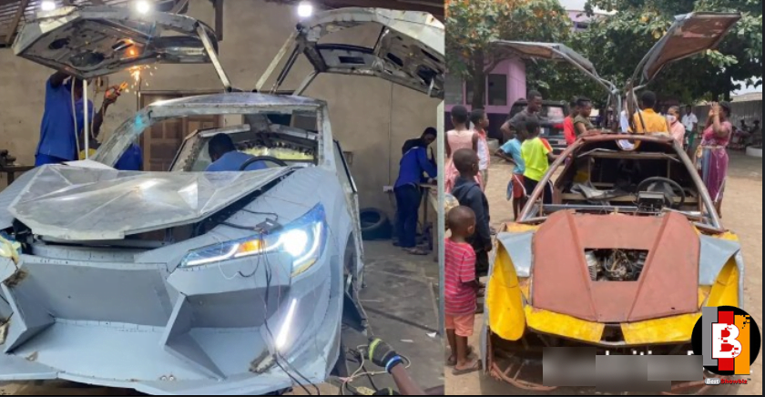 Kantanka ‘copies’ the 18-year-old JHS graduate’s car & modifies it in their new model of car being built