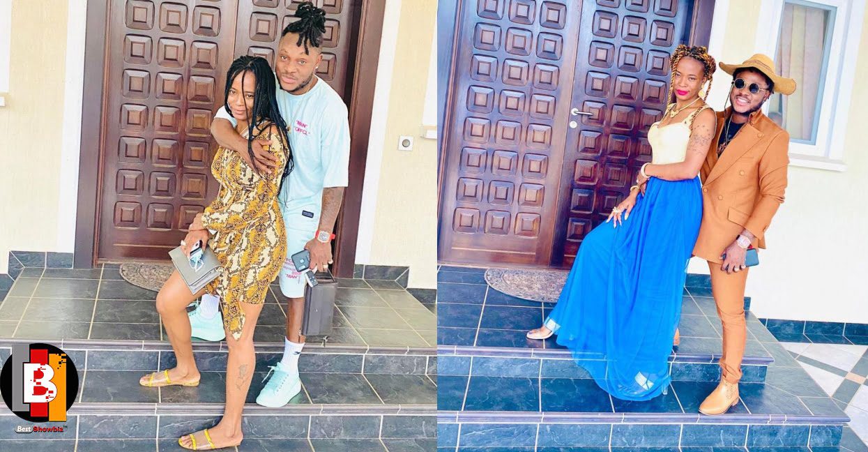 Keche Andrew and wife spotted chewing themselves in a hot afternoon - Video