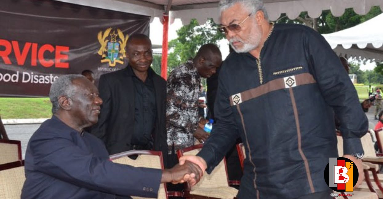 Former president Kufuor Mourns Rawlings - Read His Sad Comments