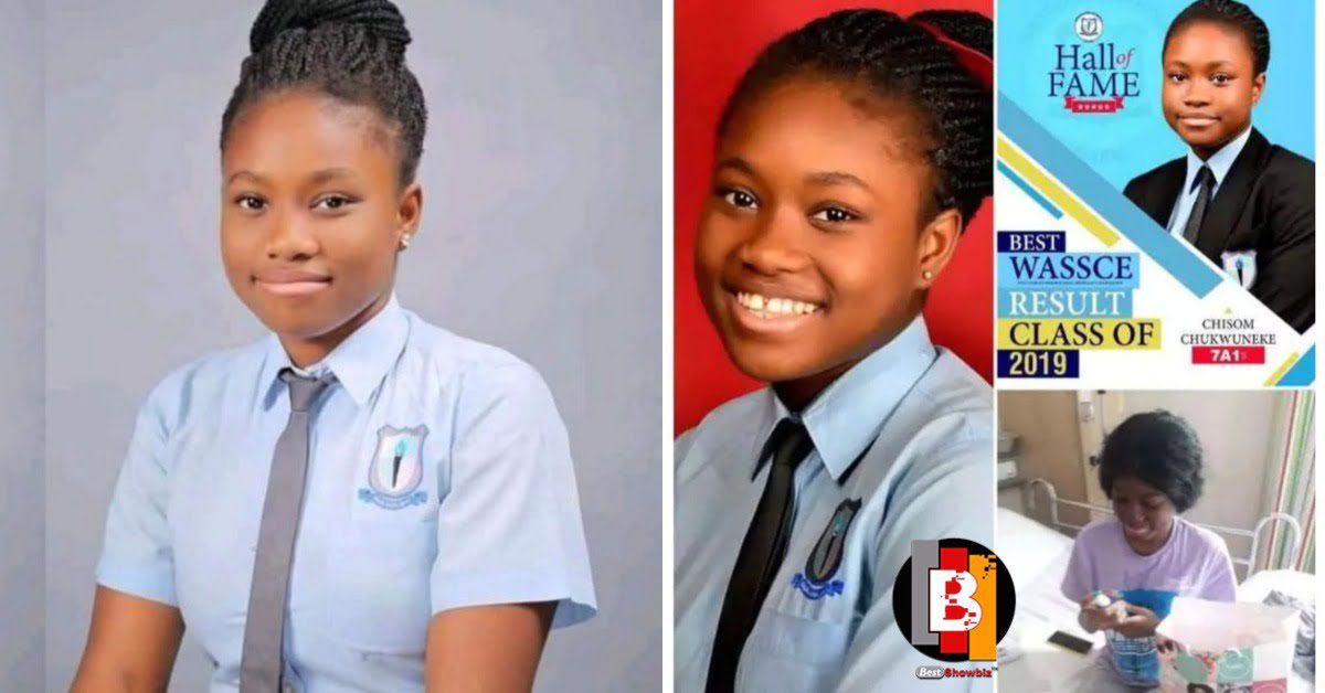 Tears flow as a beautiful 17-year-old Girl who scored 7As in WASSCE dies