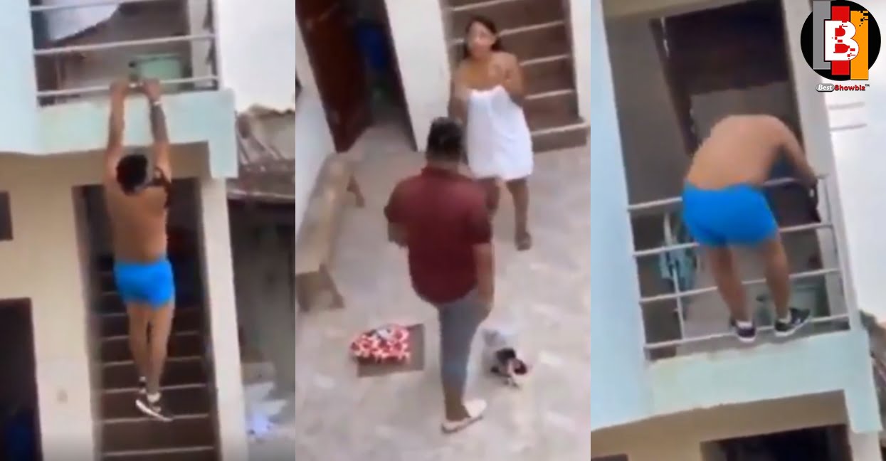 Man catches his girlfriend on top of another man - Video