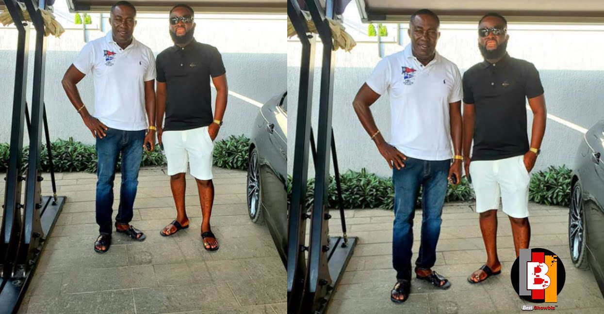 Maxwell Mensah: Nana Ama’s Husband Shares Rich Photo With Dr. Kwame Despite