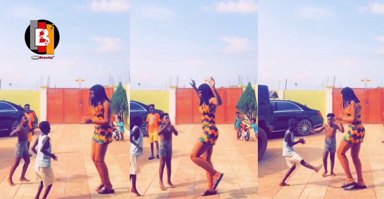 This is Beautiful, Michy and Majesty plays 'Ampe' as they spend time together at home (video)