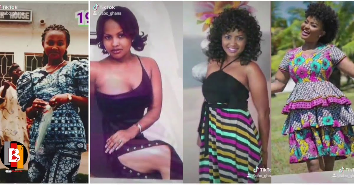 Nana Ama Mcbrown shares a video of how she looked from 1996 to date (video)