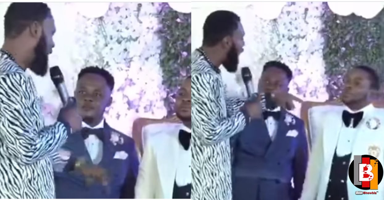 “A Wise Man Cheats On The Blind Side Of His Wife” – Obofour gives controversial Advises to his 'son' At his Wedding