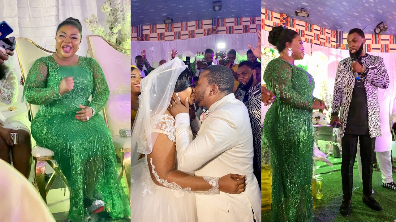 Rev Obofour and Wife Blows Cash At Son’s Wedding | Video