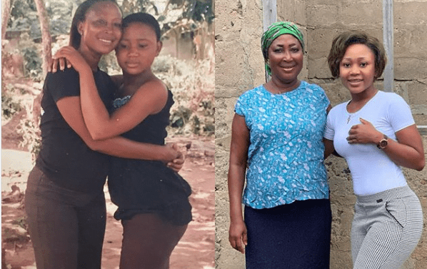 "God is not done with us" - Akuapem Poloo cries as she thanks her mom for her support.