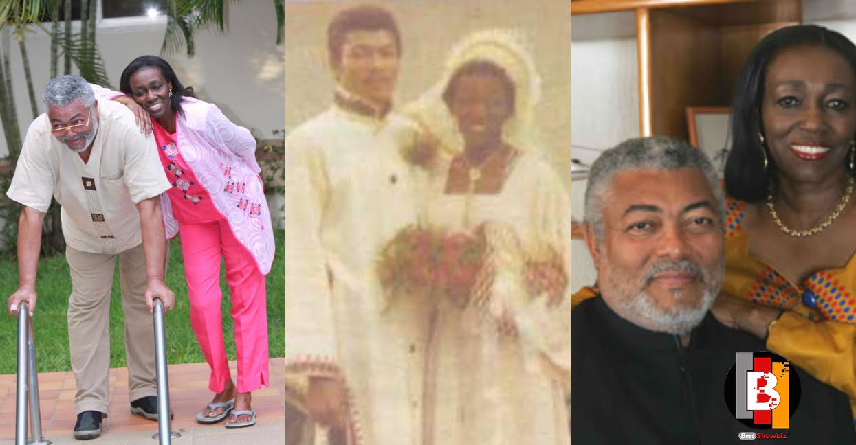 Throwback Wedding Photo Of Late Rawlings And Nana Konadu – Checkout