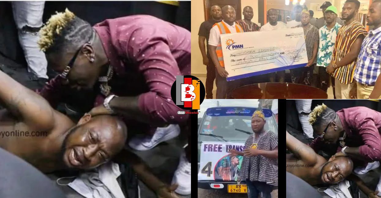 TroTro Driver Who Stormed Hitz Fm To See his idol (Shatta Wale) Receives Ghc2000 and Phone