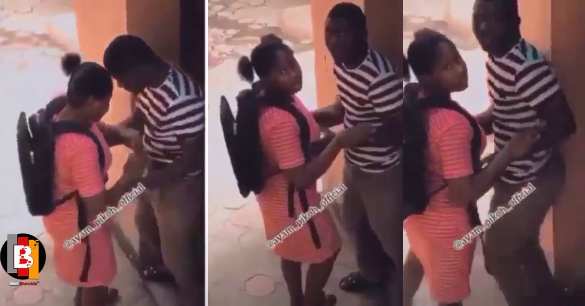 Teacher and student caught in the act on campus (video)