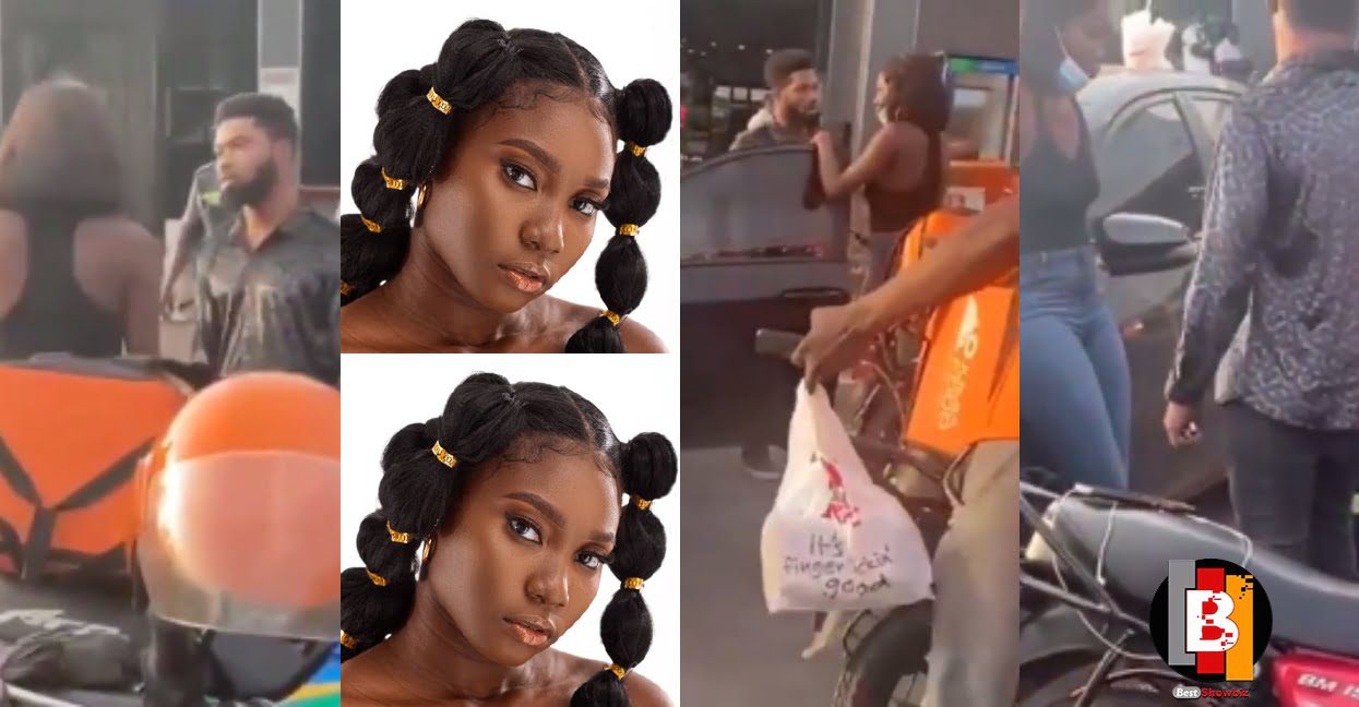 Lady Embarrasses Boyfriend At Accra Mall For ‘Stealing’ Her Money
