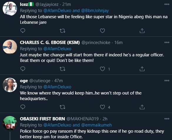Hilarious reactions as white man joins Local Police Force