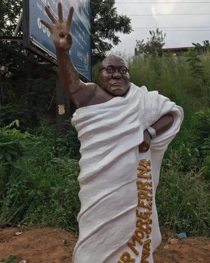 Nice Sculpture of Nana Addo goes viral on social media
