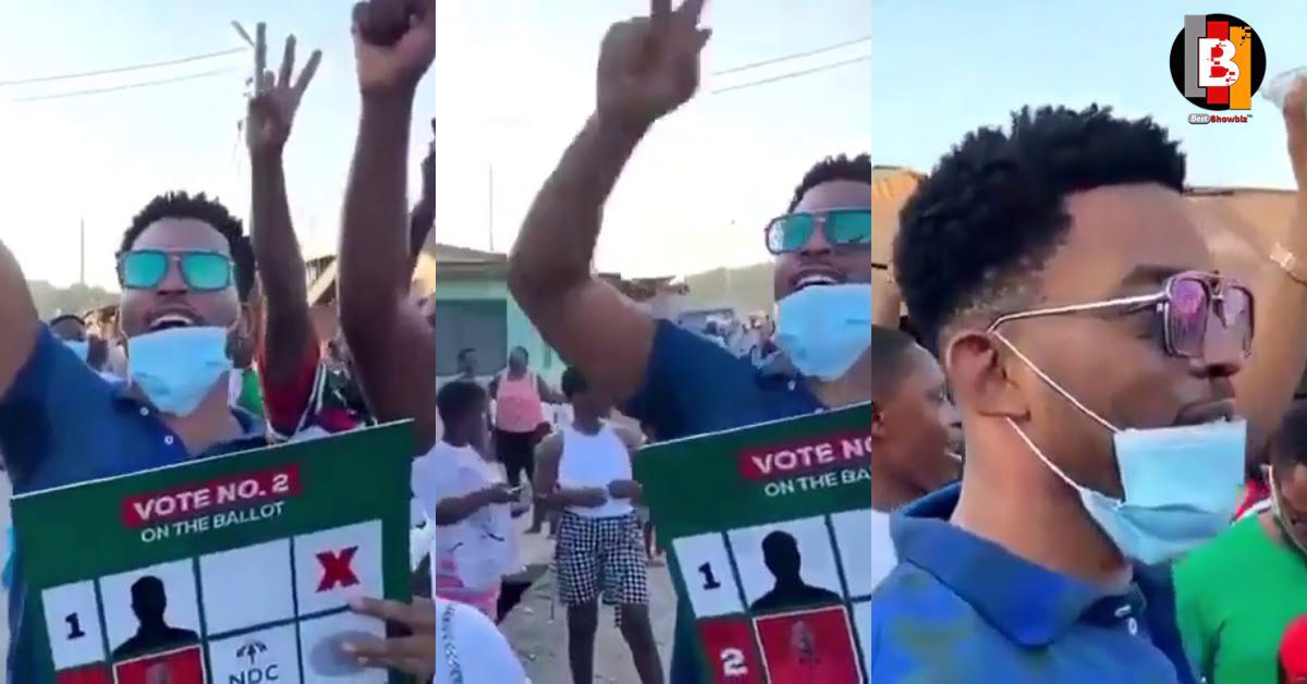 James Gardiner spotted on the streets campaigning for John Dumelo (video)