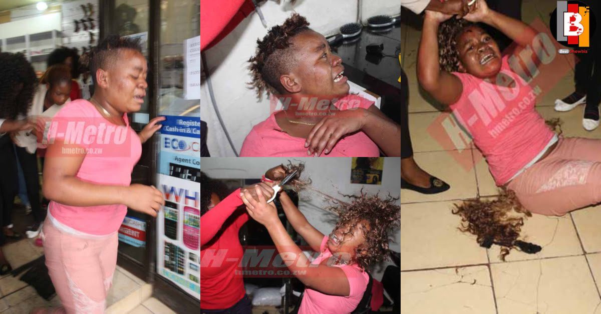 See what happened after boyfriend left his girlfriend in a salon without paying