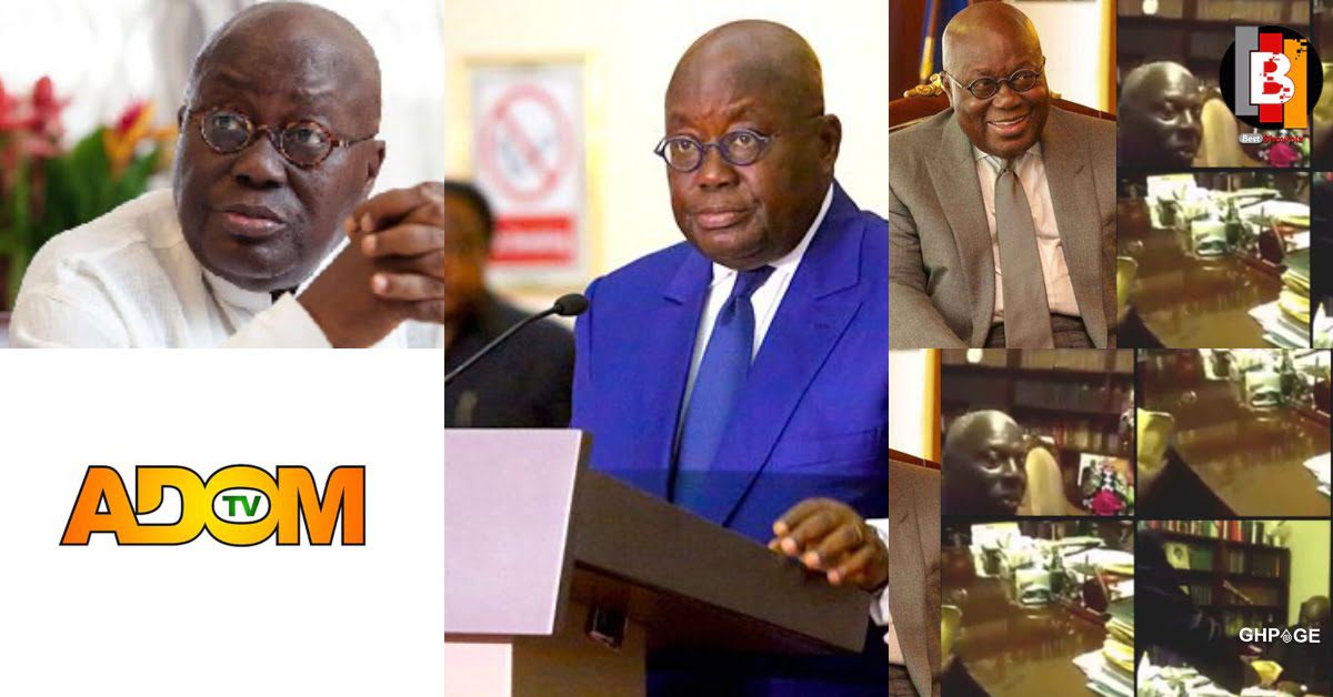 Adom TV Apologizes To Akufo Addo For entrapping him in a False Bribe Scandal