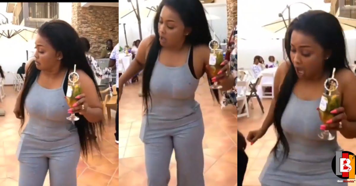 Nana Ama Mcbrown displays her flat tummy and beautiful shape after continuously hitting the gym - Video