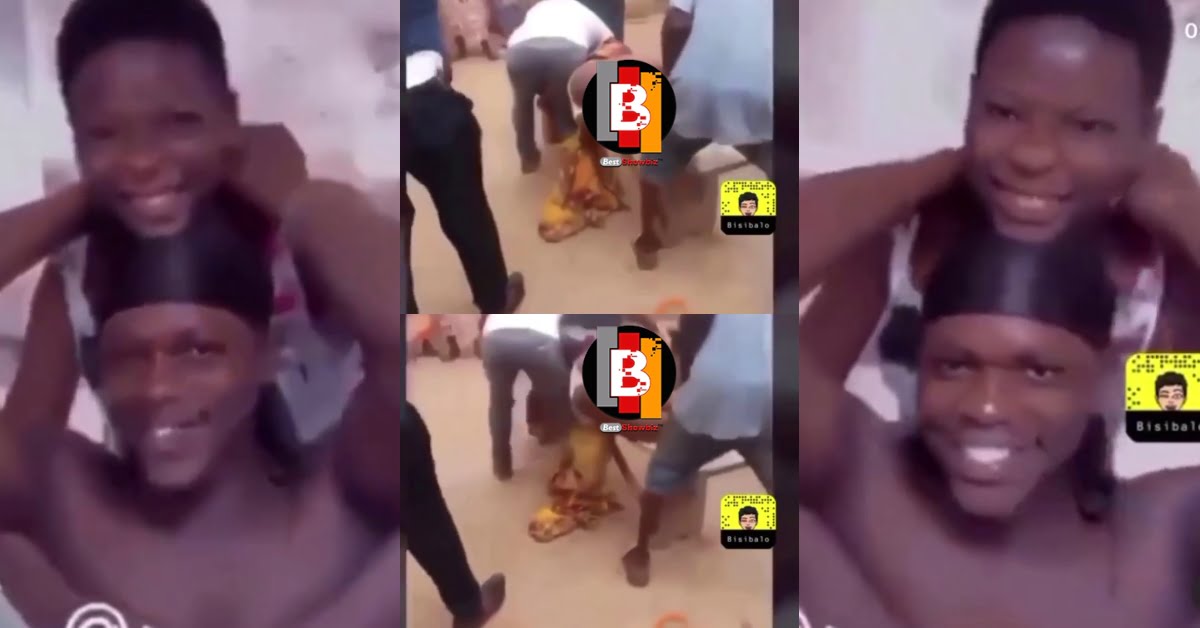 Slay queen given the beatings of her life by her father after this video l£aked