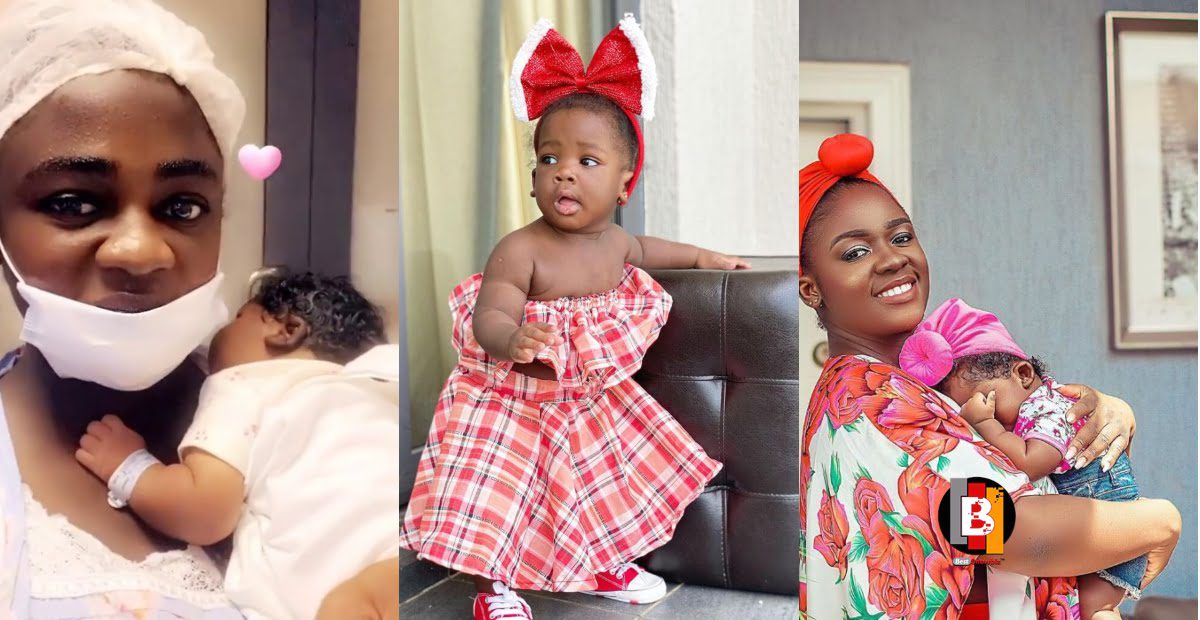 Tracey Boakye drops an after-birth video of her baby girl
